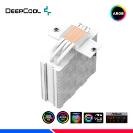 COOLER DE PROCESADOR DEEPCOOL AG400 WH, ARGB