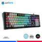 TECLADO MECANICO ANTRYX MK860L BLACK, SWITCH BLUE TECLADO MECANICO ANTRYX MK860L BLACK, SWITCH BLUE