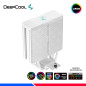 COOLER DE PROCESADOR DEEPCOOL AG400 DIGITAL WH, ARGB