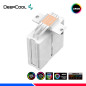 COOLER DE PROCESADOR DEEPCOOL AG400 DIGITAL WH, ARGB