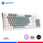 TECLADO MECANICO ANTRYX MK860L WHITE, SWITCH PURPLE TECLADO MECANICO ANTRYX MK860L WHITE, SWITCH PURPLE