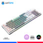 TECLADO MECANICO ANTRYX MK860L WHITE, SWITCH PURPLE TECLADO MECANICO ANTRYX MK860L WHITE, SWITCH PURPLE
