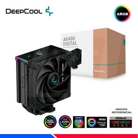 COOLER DE PROCESADOR DEEPCOOL AK400 DIGITAL