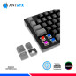 TECLADO MECANICO TKL ANTRYX MK840L BLACK/GRAY, SWITCH BLUE