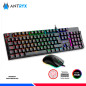 KIT GAMING ANTRYX  GC-3100 X3 BLACK, TECLADO SWITCH RED, MOUSE, AURICULAR