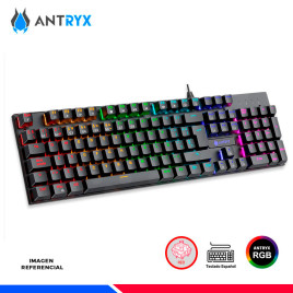KIT GAMING ANTRYX  GC-3100 X3 BLACK, TECLADO SWITCH RED, MOUSE, AURICULAR