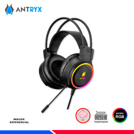 KIT GAMING ANTRYX  GC-3100 X3 BLACK, TECLADO SWITCH RED, MOUSE, AURICULAR