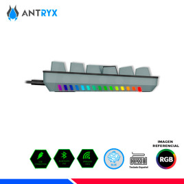 TECLADO MECANICO INALAMBRICO ANTRYX MK845 TRIX, SWITCH BLUE