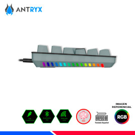 TECLADO MECANICO INALAMBRICO ANTRYX MK845 TRIX, SWITCH RED
