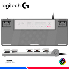 TECLADO GAMING LOGITECH G515 TKL, LIGHTSYNC RGB, WHITE