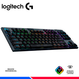 TECLADO GAMING LOGITECH G915 X LIGHTSPEED TKL, INALAMBRICO, RGB, BLACK