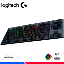 TECLADO GAMING LOGITECH G915 X LIGHTSPEED TKL, INALAMBRICO, RGB, BLACK