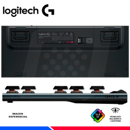 TECLADO GAMING LOGITECH G915 X LIGHTSPEED TKL, INALAMBRICO, RGB, BLACK