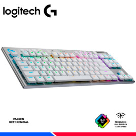 TECLADO GAMING LOGITECH G915 X LIGHTSPEED TKL, INALAMBRICO, RGB, WHITE