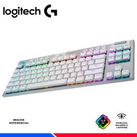 TECLADO GAMING LOGITECH G915 X LIGHTSPEED TKL, INALAMBRICO, RGB, WHITE