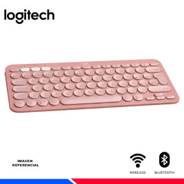 TECLADO LOGITECH PEBBLE 2 K380S WIRELESS/BLUETOOTH ROSE