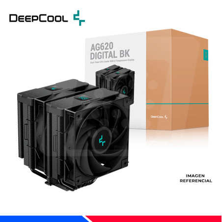 COOLER DE PROCESADOR DEEPCOOL AG620 DIGITAL BK