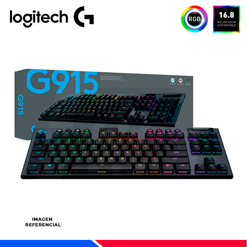 TECLADO MECANICO INALAMBRICO LOGITECH G915 TLK LIGHTSPEED RGB TECLADO MECANICO INALAMBRICO LOGITECH G915 TLK LIGHTSPEED RGB