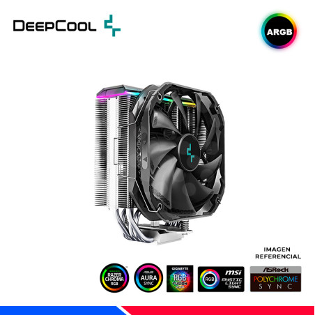 COOLER DE PROCESADOR DEEPCOOL AS500, RGB