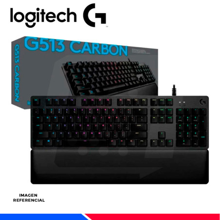 TECLADO MECANICO LOGITECH G513 CARBON LIGHTSYNC RGB