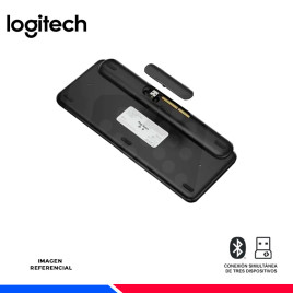 TECLADO MECANICO LOGITECH POP KEYS WIRELESS/BT, BLACK/YELLOW