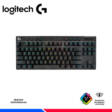 TECLADO MECANICO LOGITECH PRO X TKL LIGHTSPEED BLACK