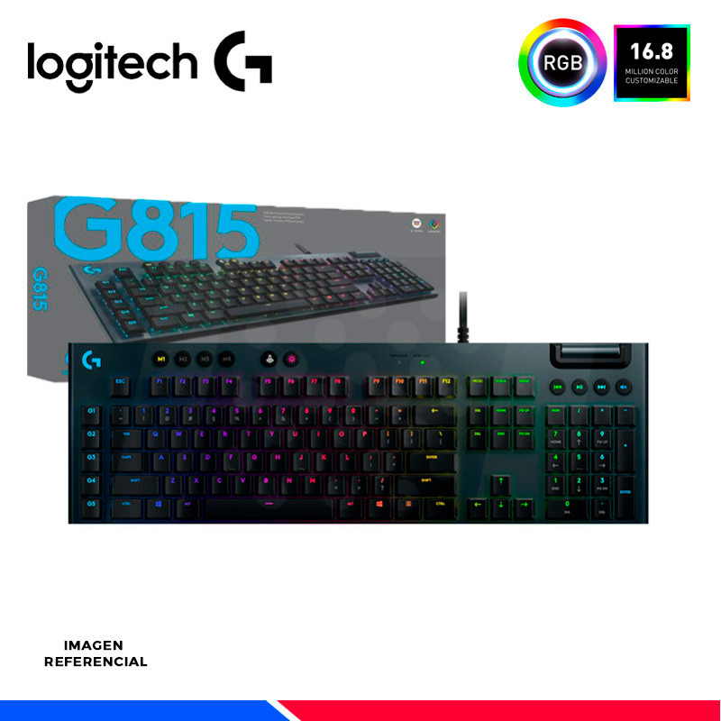 TECLADO MECANICO LOGITECH G815 RGB LIGHTSYNC.