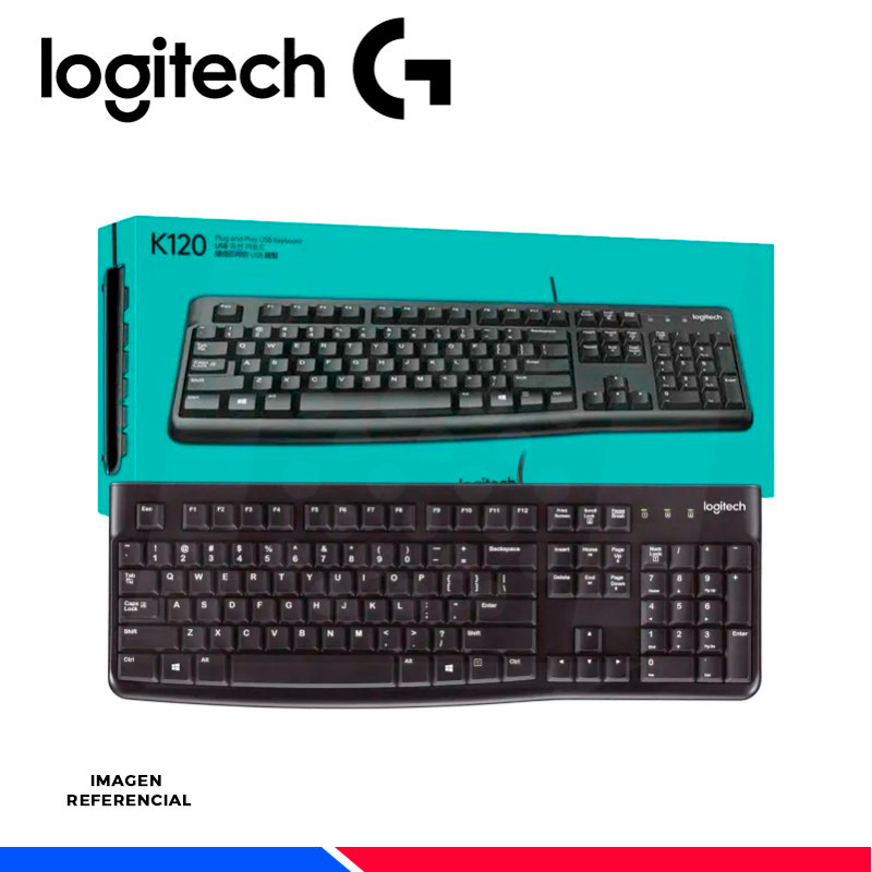 TECLADO LOGITECH K120 USB BLACK TECLADO LOGITECH K120 USB BLACK