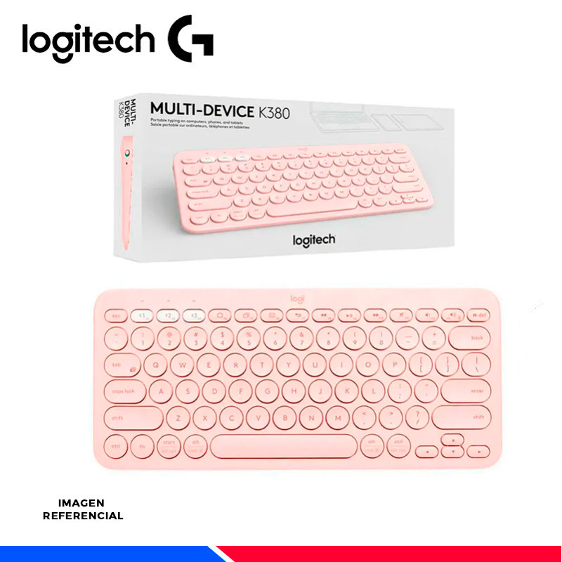 TECLADO LOGITECH K380 MULTI DEVICE BLUETOOTH ROSE