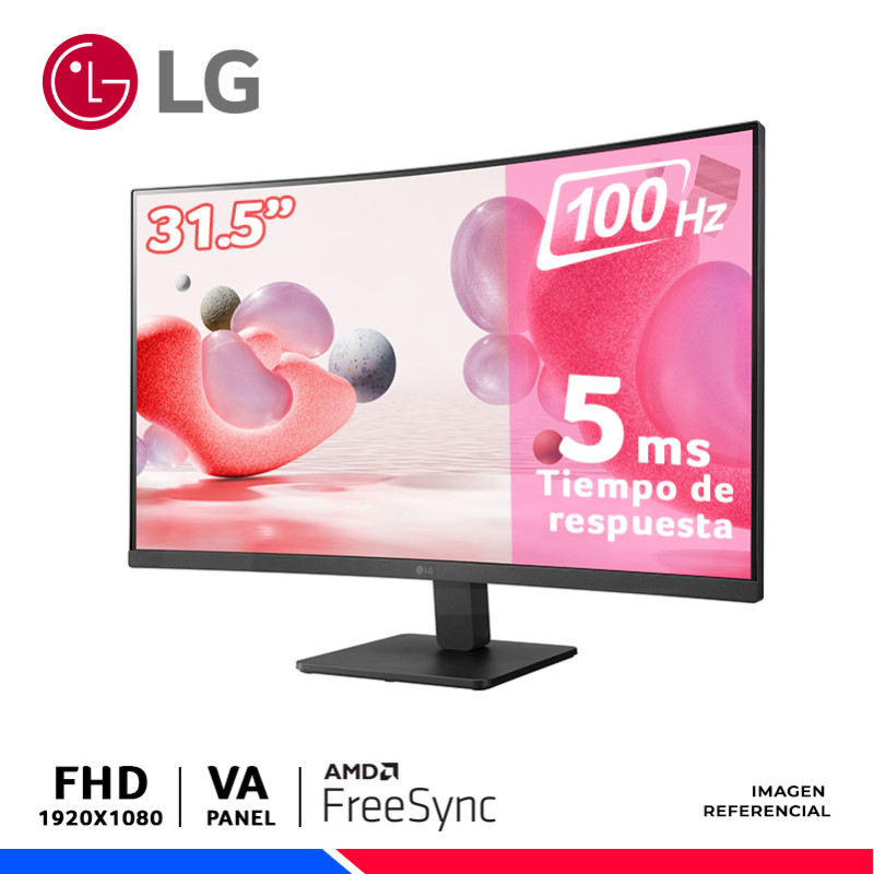MONITOR LG 32MR50C-B, 32" CURVO VA, FHD, 100Hz, 5ms, FreeSync
