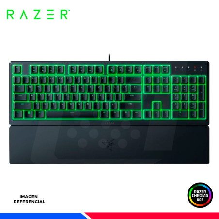 TECLADO RAZER ORNATA V3 X MEMBRANA LOW PROFILE SP CHROMA BLACK