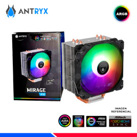 COOLER DE PROCESADOR ANTRYX MIRAGE 410, ARGB
