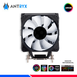 COOLER DE PROCESADOR ANTRYX MIRAGE INFINITY BLACK, ARGB