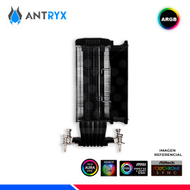 COOLER DE PROCESADOR ANTRYX MIRAGE INFINITY BLACK, ARGB