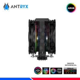 COOLER DE PROCESADOR ANTRYX MIRAGE 550 PLUS, ARGB, AMD, INTEL