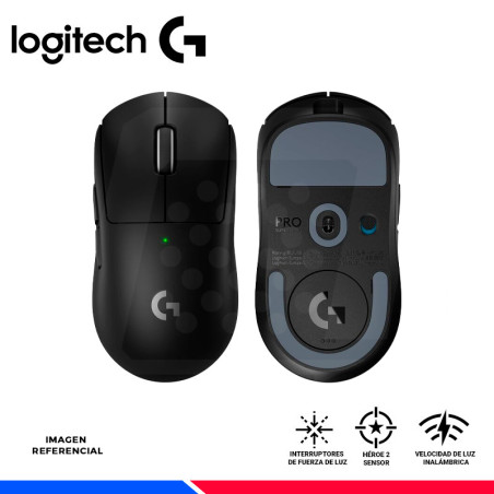 MOUSE GAMING LOGITECH G PRO X SUPERLIGHT 2 LIGHTSPEED WIRELESS BLACK
