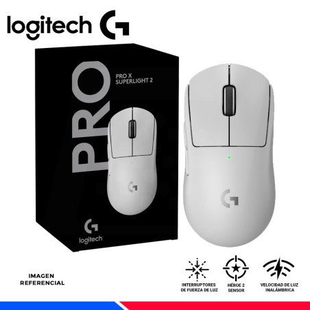 MOUSE GAMING LOGITECH G PRO X SUPERLIGHT 2, WHITE