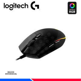 MOUSE GAMING LOGITECH G203 LIGHTSYNC RGB BLACK