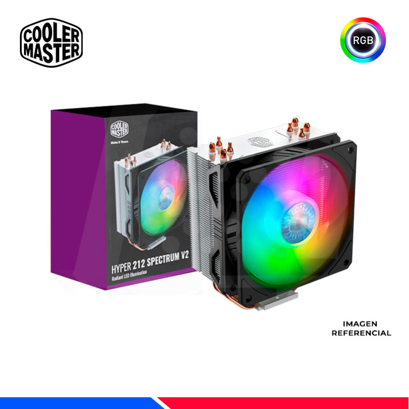 COOLER DE PROCESADOR CM HYPER 212 SPECTRUM V2 RGB-LED COOLER DE PROCESADOR CM HYPER 212 SPECTRUM V2 RGB-LED