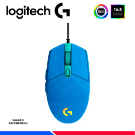 MOUSE GAMING LOGITECH G203 LIGHTSYNC RGB BLUE