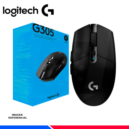 MOUSE GAMING LOGITECH G305 LIGHTSPEED WIRELESS BLACK