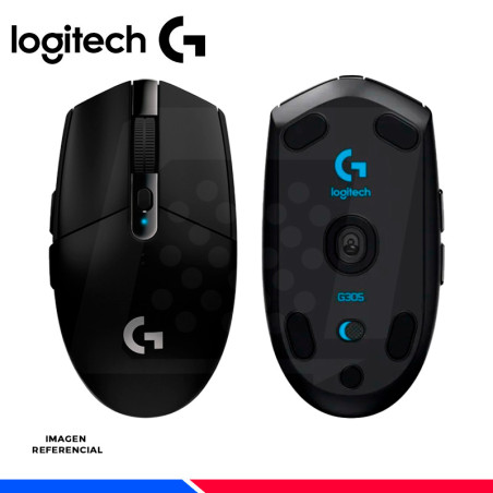MOUSE GAMING LOGITECH G305 LIGHTSPEED WIRELESS BLACK