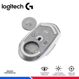 MOUSE GAMING LOGITECH G309, LIGHTSPEED WIRELESS, HERO 25K, WHITE