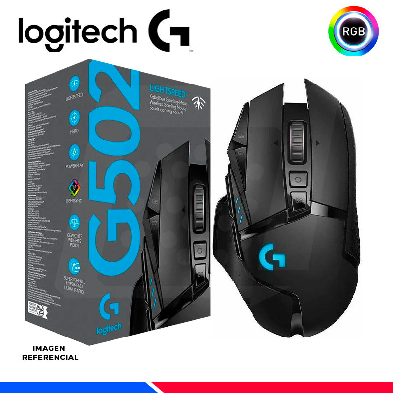 MOUSE GAMING LOGITECH G502 LIGHTSPEED WIRELESS BLACK MOUSE GAMING LOGITECH G502 LIGHTSPEED WIRELESS BLACK