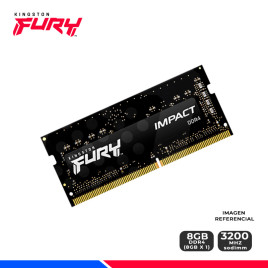 MEM. RAM KINGSTON FURY IMPACT SODIMM 8GB 3200 MHZ.