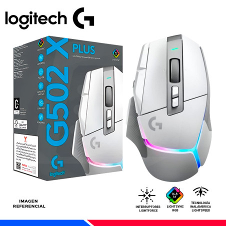 MOUSE GAMING LOGITECH G502 X PLUS WHITE