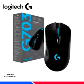 MOUSE GAMING LOGITECH G703 LIGHTSPEED WIRELESS BLACK