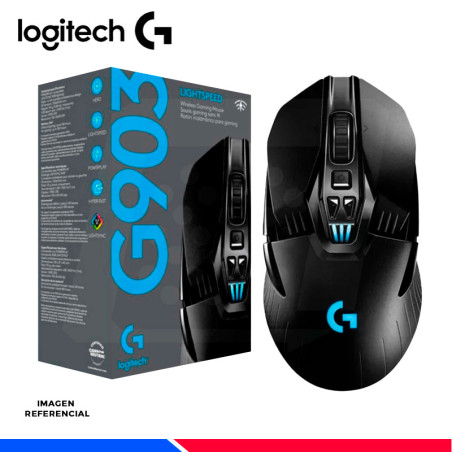MOUSE GAMING LOGITECH G903 HERO LIGHTSPEED WIRELESS BLACK