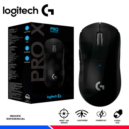 MOUSE INALAMBRICO GAMING LOGITECH G PRO SUPERLIGHT BLACK