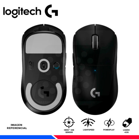 MOUSE INALAMBRICO GAMING LOGITECH G PRO SUPERLIGHT BLACK